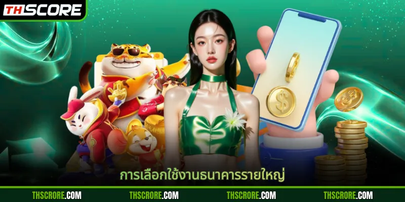 การเลือกใช้งานธนาคารรายใหญ่