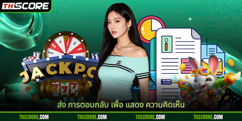 ส่ง การตอบกลับ เพื่อ แสดง ความคิดเห็น